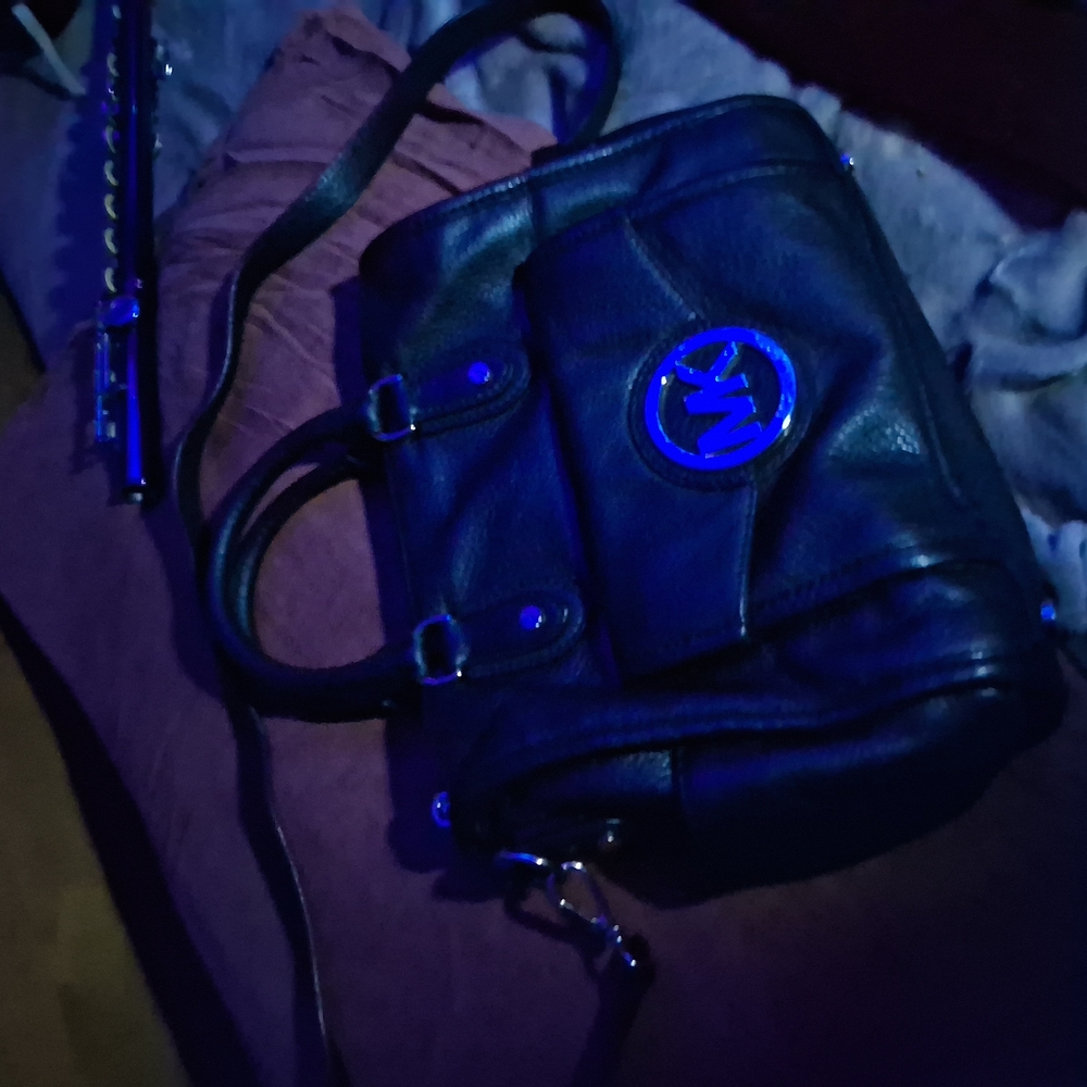 Black Leather Handbag